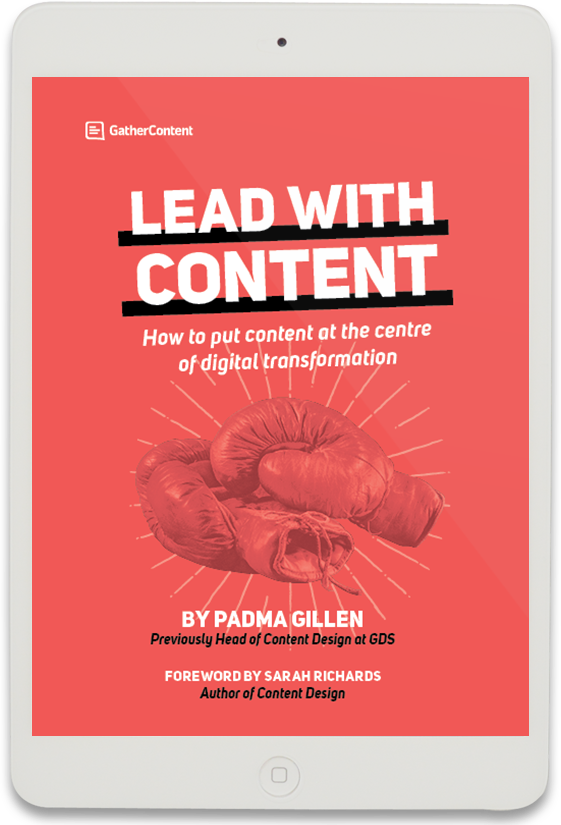 Lead With Content Book Cover